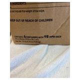 MSRP $150 1 NEW Case PDI Sani-HP1 Germicidal XL Wipes, REF P83184, 6 Canisters x 95 Wipes Each, 1-Min Kill Time for 50 Pathogens Including Norovirus & C. Auris, Hydrogen Peroxide Formula, Extra La