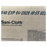 MSRP $180 PDI SANI-CLOTH SUPER XL GERMICIDAL DISPOSABLE WIPES CASE, 6 CANISTERS X 75 WIPES EA, EXTRA LARGE 7.5" X 15" HOSPITAL-GRADE DISINFECTANT WIPES, FAST 2-MINUTE KILL TIME, MEDICAL DENTAL EMS VET