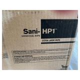 MSRP $150 1 NEW Case PDI Sani-HP1 Germicidal XL Wipes, REF P83184, 6 Canisters x 95 Wipes Each, 1-Min Kill Time for 50 Pathogens Including Norovirus & C. Auris, Hydrogen Peroxide Formula, Extra La