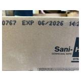 MSRP $150 1 NEW Case PDI Sani-HP1 Germicidal XL Wipes, REF P83184, 6 Canisters x 95 Wipes Each, 1-Min Kill Time for 50 Pathogens Including Norovirus & C. Auris, Hydrogen Peroxide Formula, Extra La
