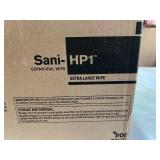 MSRP $150 1 NEW Case PDI Sani-HP1 Germicidal XL Wipes, REF P83184, 6 Canisters x 95 Wipes Each, 1-Min Kill Time for 50 Pathogens Including Norovirus & C. Auris, Hydrogen Peroxide Formula, Extra La