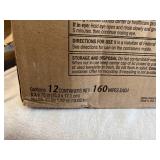 MSRP $300 PDI SANI-CLOTH AF3 GERMICIDAL WIPES CASE, 12 CANS X 160 WIPES EA, LARGE 6" X 6.75" LOW-ALCOHOL DISINFECTANT WIPES, HOSPITAL-GRADE CLEANER FOR SENSITIVE EQUIPMENT & SURFACES, MEDICAL DENT