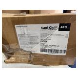 MSRP $80 PDI SANI-CLOTH AF3 REFILL PACKS, 2 REFILLS X 160 EXTRA LARGE WIPES, 7.5" X 15" LOW-ALCOHOL HOSPITAL-GRADE DISINFECTANT WIPES, IDEAL FOR SENSITIVE MEDICAL EQUIPMENT & SURFACES, MEDICAL DEN