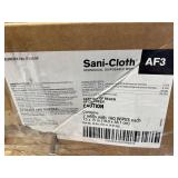 MSRP $80 PDI SANI-CLOTH AF3 REFILL PACKS, 2 REFILLS X 160 EXTRA LARGE WIPES, 7.5" X 15" LOW-ALCOHOL HOSPITAL-GRADE DISINFECTANT WIPES, IDEAL FOR SENSITIVE MEDICAL EQUIPMENT & SURFACES, MEDICAL DEN