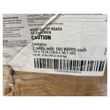 MSRP $80 PDI SANI-CLOTH AF3 REFILL PACKS, 2 REFILLS X 160 EXTRA LARGE WIPES, 7.5" X 15" LOW-ALCOHOL HOSPITAL-GRADE DISINFECTANT WIPES, IDEAL FOR SENSITIVE MEDICAL EQUIPMENT & SURFACES, MEDICAL DEN