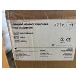 MSRP $180 1 Case of 30 Allevet Allesorb Impervious Underpads 40” x 60” – Heavy Absorbency Disposable Bed Pads, Leak-Resistant Backing, Single-Use, Latex-Free, Medical / Long-Term Care Use