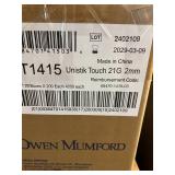MSRP $600 OWEN MUMFORD UNISTIK TOUCH SAFETY LANCETS CASE, 4,000 TOTAL LANCETS (20 BOXES X 200), REF AT1415, 21G 2.0MM HIGH FLOW CONTACT-ACTIVATED SAFETY LANCETS, SINGLE-USE RETRACTABLE DESIGN, DIABETE