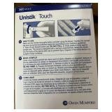MSRP $600 OWEN MUMFORD UNISTIK TOUCH SAFETY LANCETS CASE, 4,000 TOTAL LANCETS (20 BOXES X 200), REF AT1415, 21G 2.0MM HIGH FLOW CONTACT-ACTIVATED SAFETY LANCETS, SINGLE-USE RETRACTABLE DESIGN, DIABETE