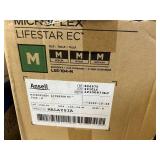 MSRP $450 1 CASE ANSELL MICROFLEX LIFESTAR EC POWDER-FREE NITRILE EXAMINATION DUAL-LAYER HIGH RISK GLOVES, SIZE M, NFPA COMPLIANT, TEXTURED FINGERTIPS, EXTENDED CUFF FOR POLICE, EMS & FIRST RESPON