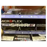 MSRP $450 1 CASE ANSELL MICROFLEX LIFESTAR EC POWDER-FREE NITRILE EXAMINATION DUAL-LAYER HIGH RISK GLOVES, SIZE M, NFPA COMPLIANT, TEXTURED FINGERTIPS, EXTENDED CUFF FOR POLICE, EMS & FIRST RESPON