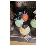 Set of 3 Tiki Herringbone Table Torches
