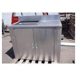 Stainless Steel Prep Cabinet with Sink