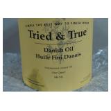 1 Quart Tried & True Danish Oil Polymerized Linseed Oil
