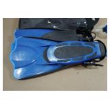 Cressi Adult Rondine Palau Fin Snorkel Set - Fin Size L/XL