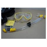 Cressi Adult Rondine Palau Fin Snorkel Set - Fin Size XS/S