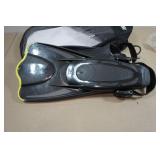 Cressi Adult Rondine Palau Fin Snorkel Set - Fin Size M/L