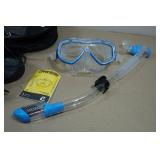 Cressi Adult Rondine Palau Fin Snorkel Set - Fin Size S/M