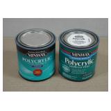 Minwax Water Based Polycrylic Clear Satin Topcoat & Protective Finish - 8oz