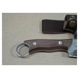 Carbon Steel Finger Hole 9" Knife