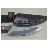 Carbon Steel Finger Hole 9" Knife