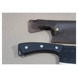 Kyoto Gragon Carbon Steel Cleaver Knife