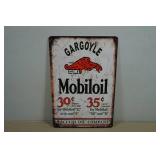 Vintage Style Metal Sign - Mobiloil