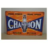 Vintage Style Metal Sign - Champion