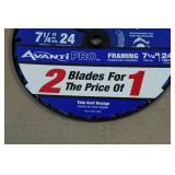 4 Avanti Pro 7-1/4" Framing Circular Saw Blades