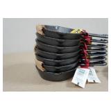Set of 8 Lodge 3.5" Cast Iron Skillets