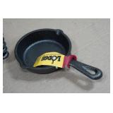 Set of 8 Lodge 3.5" Cast Iron Skillets
