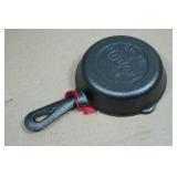 Set of 8 Lodge 3.5" Cast Iron Skillets