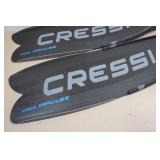 Cressi Gara Impulse Freediving Fins - Size 40/41, 7/8