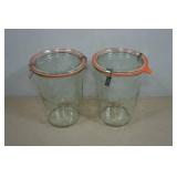 *2* Weck 3/4L Mold Canning Jars