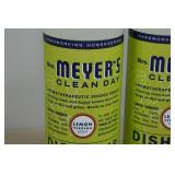 2 Bottles Mrs. Meyers Lemon Verbena Dish Soap