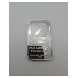 Pan American Silver Corp 1 Troy Ounce .999 Fine Silver Bar