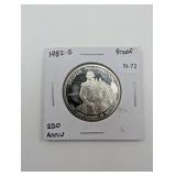 90% Silver 1982-S Proof George Washington Half Dollar 250th Anniversary