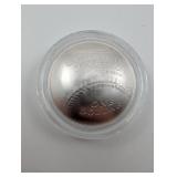 90% Silver 2014 Baseball Hall of Fame One Dollar Commemorative Coin