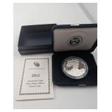 2011 United States Mint American Eagle One Ounce Silver Proof Coin