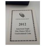 2012 American Eagle One Ounce Silver Coin
