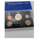 Vintage United States Proof Set 1969 40% Silver Half Dollar