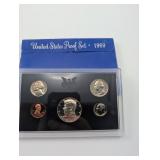 Vintage United States Proof Set 1969 40% Silver Half Dollar
