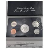 1996 United States Mint Silver Proof Set
