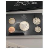 1994 United States Mint Silver Proof Set 5-Piece