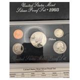 Vintage 1993 United States Mint Silver Proof Set