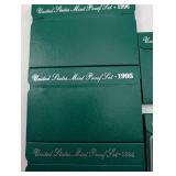 Vintage United States Mint Proof Sets 1994 1998 (Lot of 5)