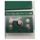 Vintage United States Mint Proof Sets 1994 1998 (Lot of 5)