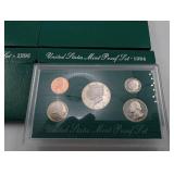 1994-1997 United States Mint Proof Sets (Lot of 4)