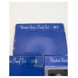 United States Proof Sets 1971 1972 & 1983 (Lot of 3)