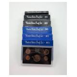 Vintage US Proof Sets 1971 1972 1973 1983 (Lot of 6)