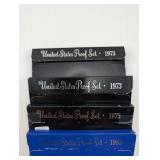 Vintage US Proof Sets 1971 1972 1973 1983 (Lot of 6)